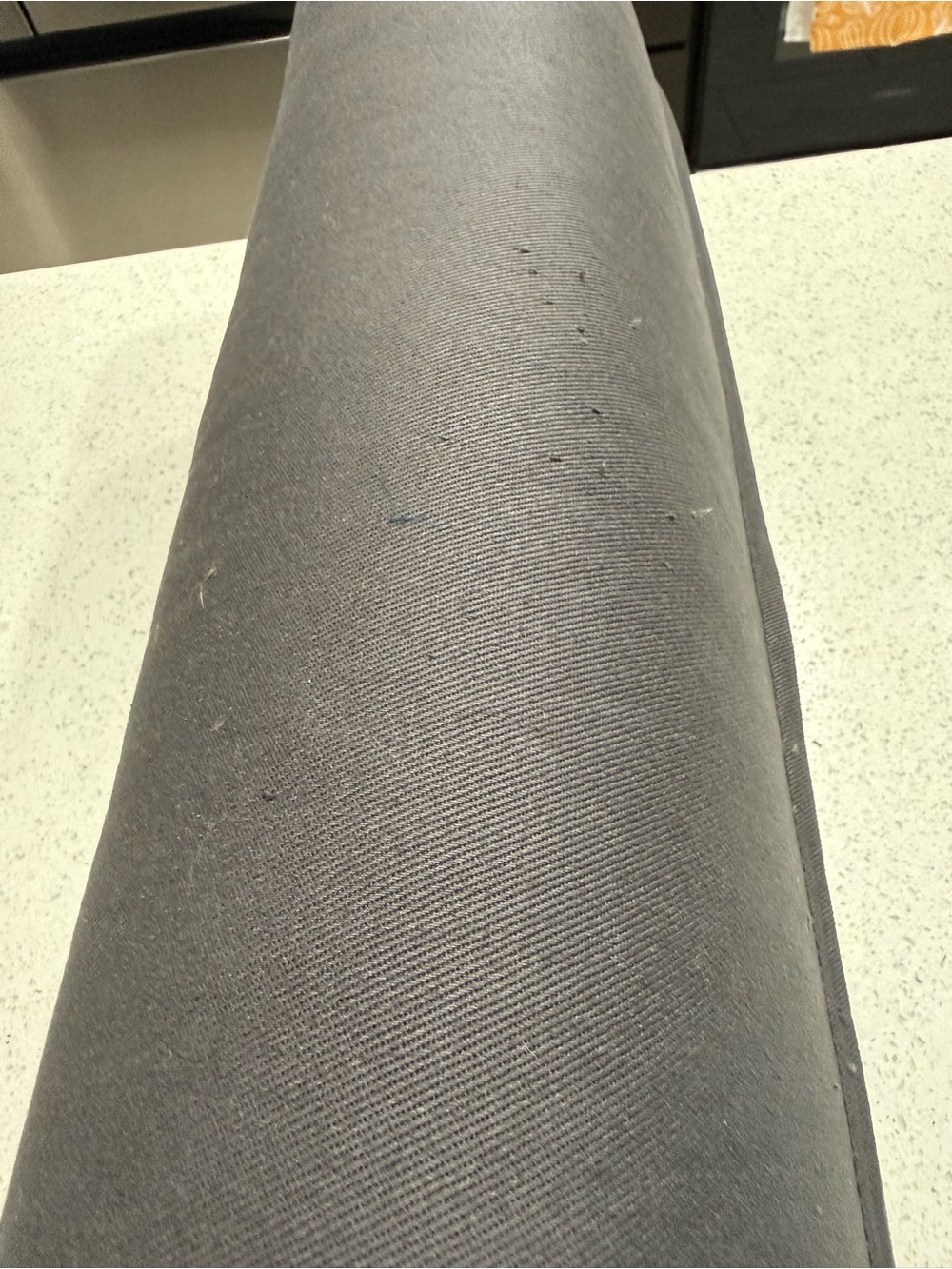 Hugger Mugger Standard Yoga Bolster Dark Gray Women's Lumbar Support Pillow - Picture 15 of 16